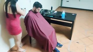 A friend's mom offered to cut his hair, but things got wild