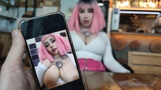 Nervous waitress gets fucked by her boss in the restaurant toilet