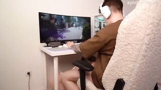 Decided to distract him with a blowjob and anal surprise in HD