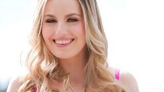Petite beauty Scarlett Sage is overwhelmed by the huge BBC of Damion Dayski