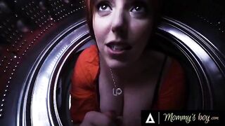 Two young people, including the sexy Vanna Bardot, got intimate in the washing machine