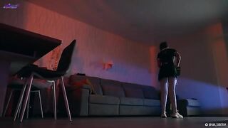 A cute girl became a sex-android to enjoy herself fully