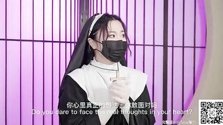 A nun has lost her innocence and turned into a slut