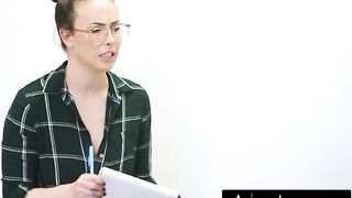 Two young girls took part in a focus group study and got fucked by two boys