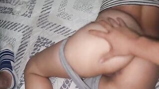 He fucked her in his pajamas, and she had to swallow the cum
