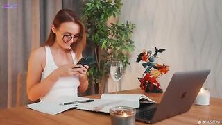 Squirt during the Spanish lesson with a hot pupil