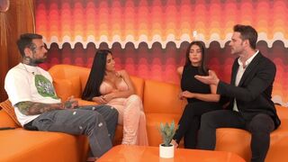 Tru Kait got her Latina ass pounded by two cocks in a wild orgy