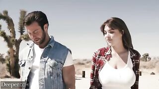 A girl has sex on the car’s bonnet while her boyfriend is away, in a sensual DEEPER scene