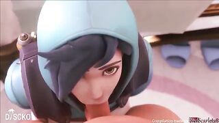 Overwatch Tracer 2021 compilation with sound - RedScarlet28's animated masterpiece