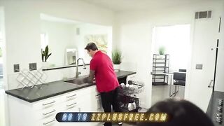 Emily Willis seduced Keiran Lee, he couldn’t resist her cute round ass