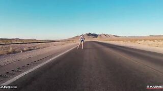 Freya Parker gets fucked after skateboarding and taking a selfie