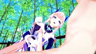 Kokomi gets her pussy full of cock in this 3D hentai