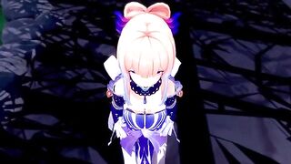 Kokomi gets her pussy full of cock in this 3D hentai