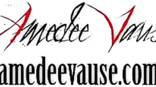 Amedee Vause gets her pussy filled with cum by her stepdad in a steamy scene