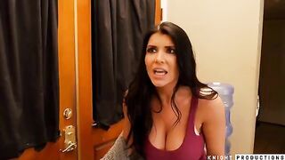 Romi Rain makes up with boyfriend Brad Knight and gets fucked hard