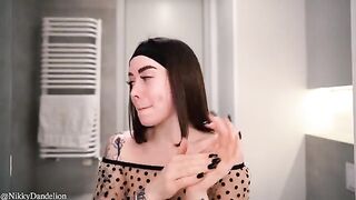 A girl woke up with a stranger in her panties, getting fucked hard