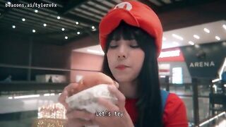 Exhibitionist Super Mario Bros movie with hot teen action