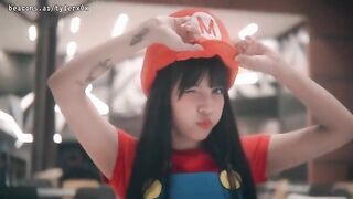 Exhibitionist Super Mario Bros movie with hot teen action
