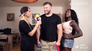 Ebony pornstar Josy Black gets fucked by her biggest fan