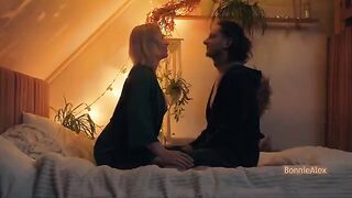 The couple enjoys real, slow and deep sex