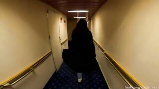 A girl gets fucked by a guy on a cruise ship in a steamy encounter