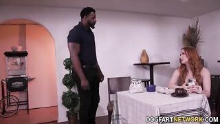 Redhead babe Madison Morgan gets her pussy wrecked