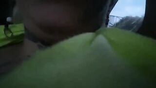 Katty Blake getting her pussy smashed in the car all over Bucaramanga