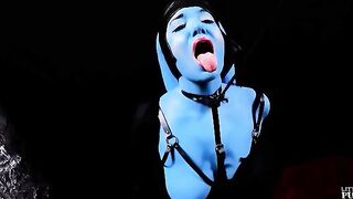 Alien Twi'lek needs to please you in this Star Wars parody