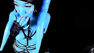 Alien Twi'lek needs to please you in this Star Wars parody
