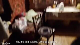 The guy picked up a hooker and fucked her in an abandoned house