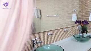 I spy on my stepson in the shower and get him there