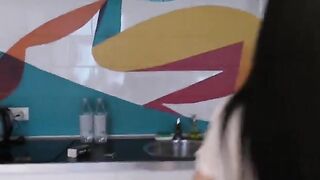 Skinny Asian teen skater gets her tight pussy railed