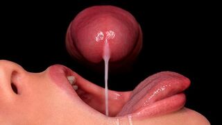 You can get the best blowjob with this hot ASMR cock sucking video