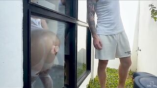 A phallus peep show for the new neighbor, straight from Babes’ steamy lineup