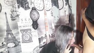 An extremely unfaithful woman cheats on her boyfriend with her stepbrother while talking to him on the phone