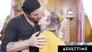 Aiden Ashley gets permission to be fucked hard on the first date