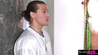 Lulu Chu wants to taste her stepbrother's cum, but he's not sure about this