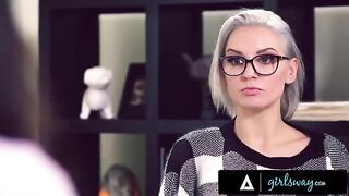 Busty counselor Kenzie Taylor saves Asian Kimmy Kimm’s marriage