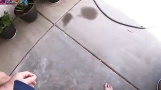 The stepmom helps the guy when she messes up with her stepson