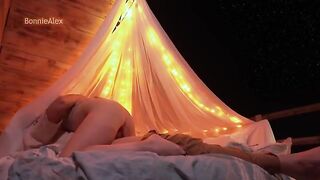 Romantic outdoor sex with long foreplay and simultaneous orgasm, straight from a real couple’s homemade video