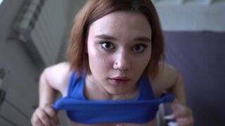 The slut Kate Koss loves to slobber on dick