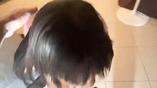 The Italian guy is lucky to fuck a young girl with small boobs