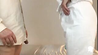 The nurse visits the patient with ERECTION PROBLEMS in this steamy Italian scene