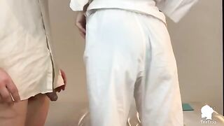 The nurse visits the patient with ERECTION PROBLEMS in this steamy Italian scene