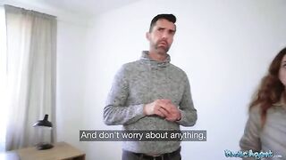 Public Agent Cheating wife Andrea Lapiedra gets fucked by stranger for cash