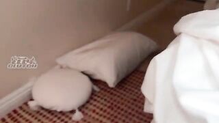 My sister's best friend and I shared a bed, it was awkward