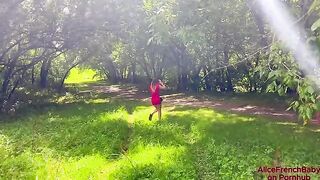 A pretty woman asks for sex, and she gets it hard