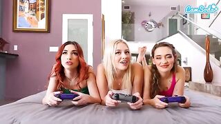 My step sister took my PS5, so I fucked her and friends