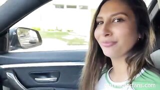 A lucky fan picked up and fucked petite star Gianna Dior