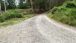 A bike ride turned into hard sex in the forest with a new friend for me